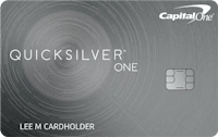 Capital One QuicksilverOne Cash Rewards Credit Card
