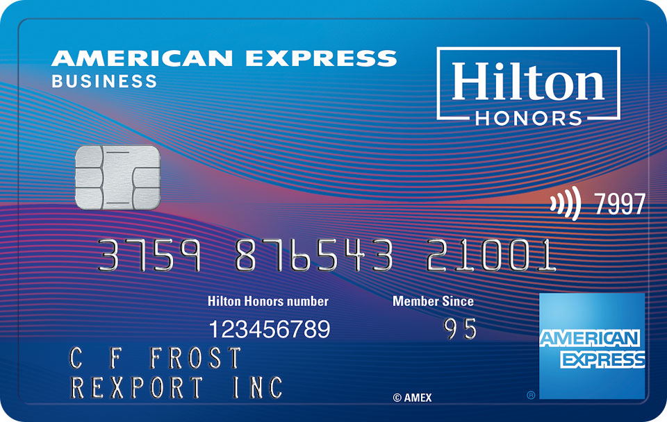 The Hilton Honors American Express Business Card Credit