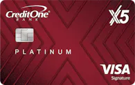 Credit One Bank® Platinum X5 Visa Signature® Card