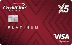 Credit One Bank® Platinum X5 Visa Signature® Card