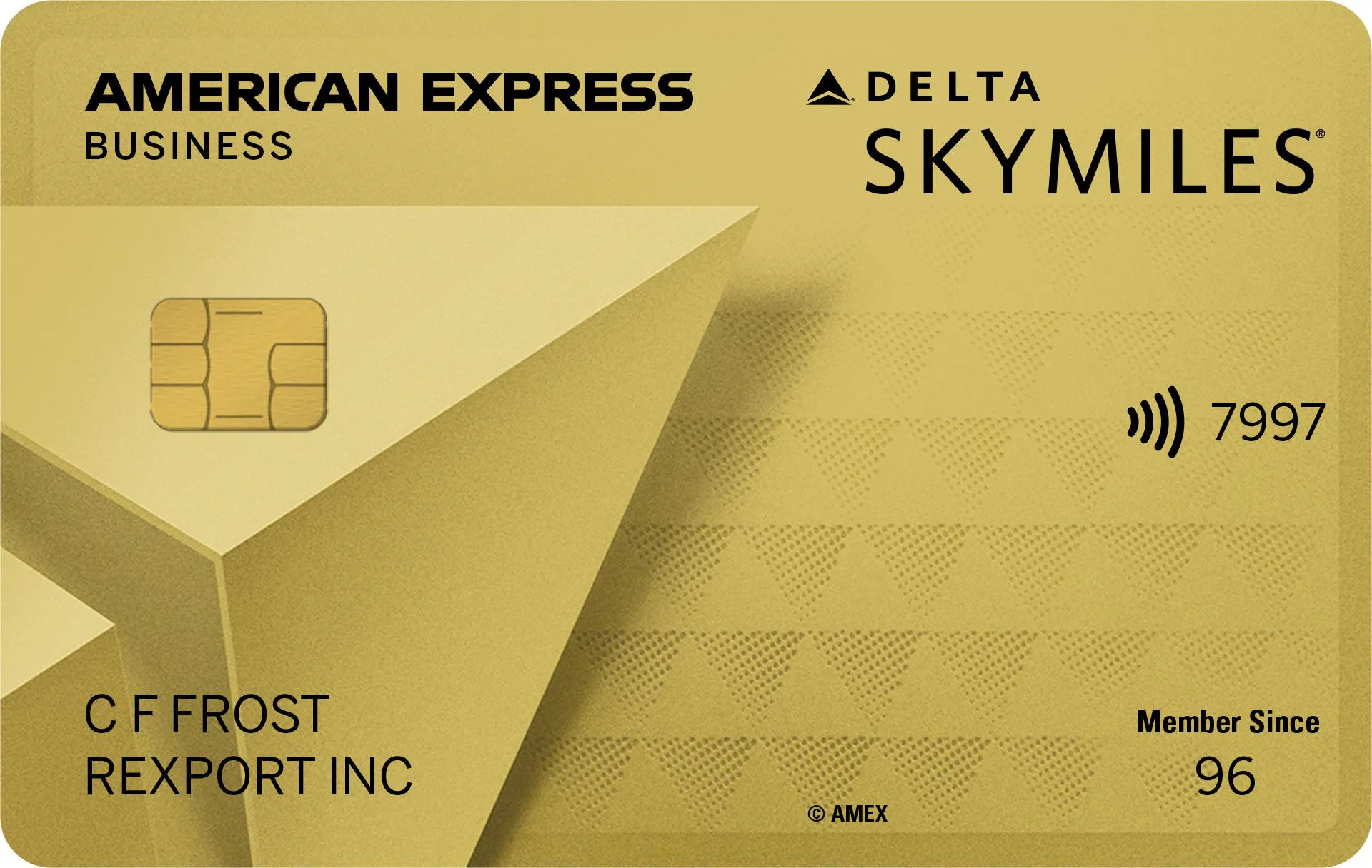 Delta SkyMiles® Gold Business American Express Card