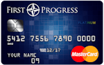 Card art for First Progress Platinum Prestige MasterCard® Secured Credit Card
