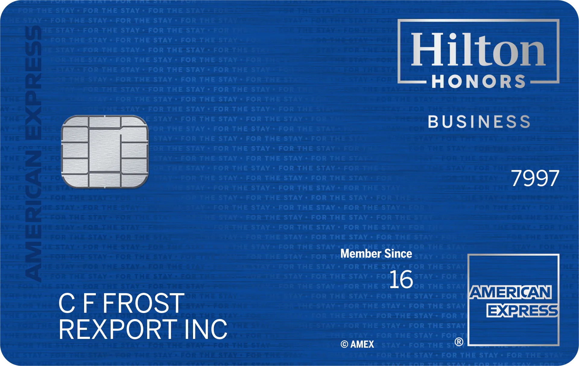 The Hilton Honors American Express Business Card