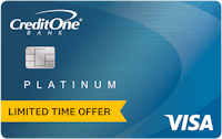 Credit One Bank® Platinum Visa® for Rebuilding Credit