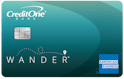 Credit One Bank® Wander® American Express® with Dining, Gas & Travel Rewards