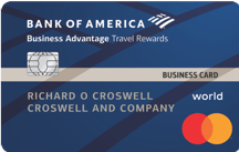 Bank of America® Business Advantage Travel Rewards World Mastercard® credit card